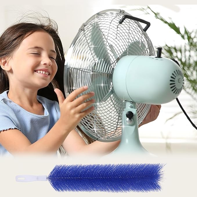 3 Pcs Fan Cleaning Brush Bendable Cobweb Duster - Microfiber Head, Washable - Ideal for Ceiling Fan Blades, Air Vents, Curtains, Cars - Reusable Dust Remover