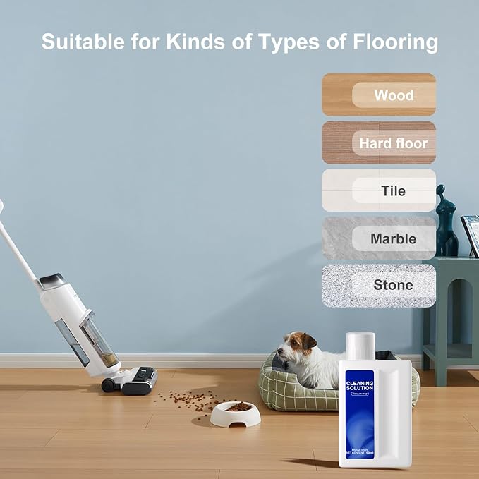 Floor Cleaning Solution Original Scent Compatible with Dreame Solution | Residue & Streak Free, Suitable for All Robot Vacuum Cleaners and Wireless Wet Dry Dual-Use Vacuum Cleaners