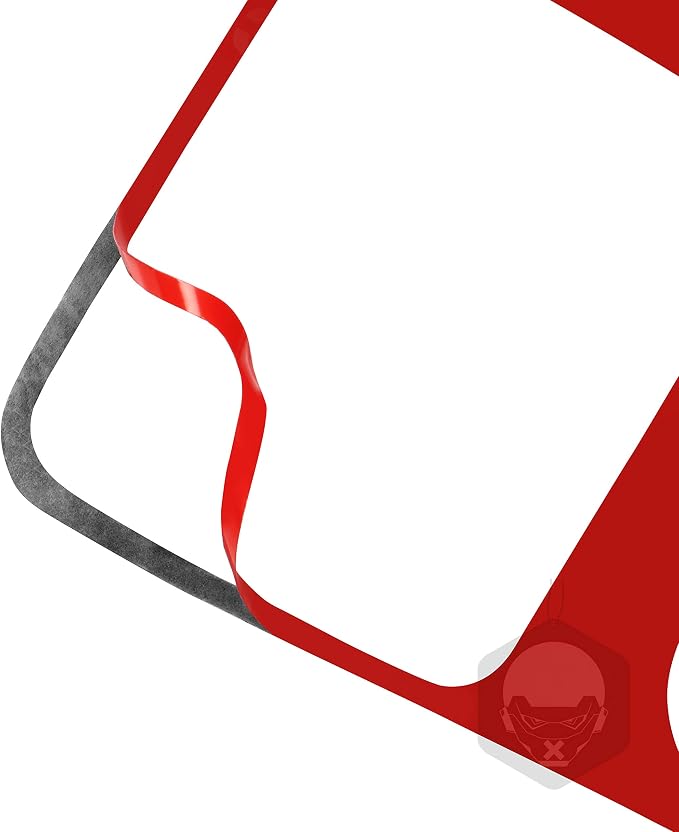 Rear Vent Inner Frame Fit for Dodge Charger/Chrysler 300 2011-2023 | Real Carbon Fiber | Accessories | Rear Vent Inner Frame Trim Sticker | Thick Overlay | Self-adhesive | Red