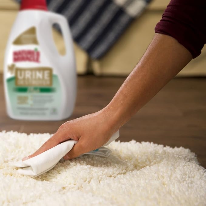 Nature's Miracle Dog Urine Destroyer Plus, Enzymatic Cleaner, 1 gal | Destroys the Toughest Dog Urine Stains, For Use on Multiple Surfaces, Safe For Pets and Home*, Fresh Scent