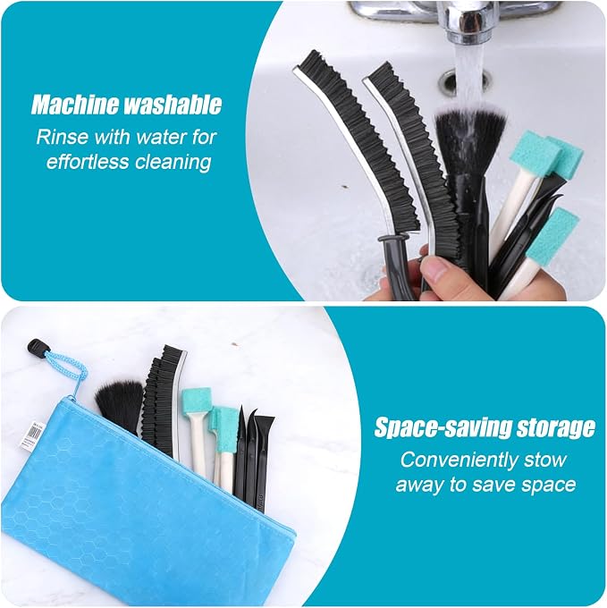 XANGNIER Car Detailing Kit Interior,Car Interior Cleaner Brush Set,10 Pcs | Car Care Detail & Cleaning Supplies Accessories Kits Tool,Suitable for Auto,SUV,Truck,Sedan,Dashboard,Panel,Viking