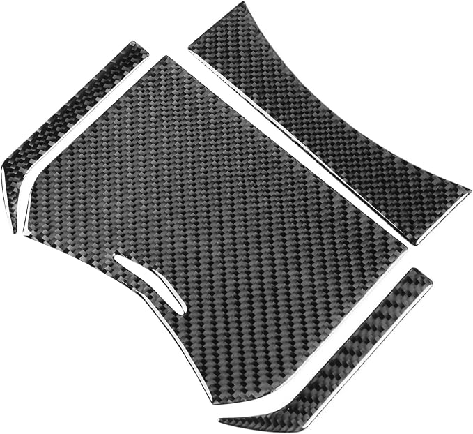 Real Carbon Fiber Trim for Cadillac CTS Accessories | for 2008 2009 2010 2011 2012 2013 Storage Box Decoration Panel Sticker Interior Thick Overlay Decal