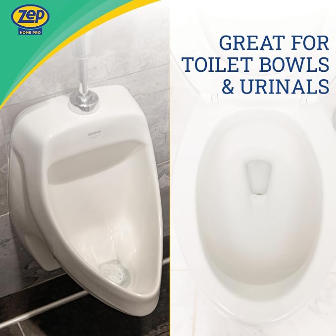 Zep Home Pro Pro-Strength Stain Eliminator Toilet Bowl Cleaner - 24 FL OZ (1 Pack) - Dissolves Tough Limesacle and Rust Stains