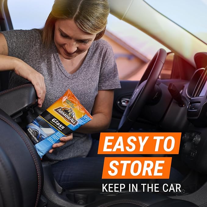 Armor All Flat Pack Automotive Glass Wipes (60 Count)
