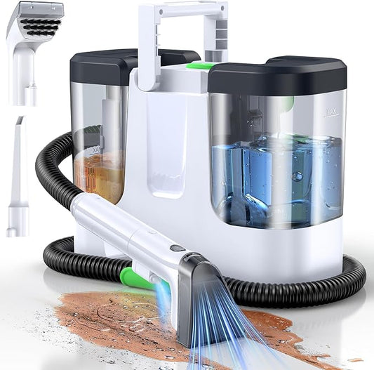 Carpet Cleaner Machine,Deep Cleaner Machine for Rug Cleaner & Couch Cleaner | Carpet Shampooer Machine for Rug,Upholstery,Stair,Car Seat&Couche, 18Kpa Suction Spot Cleaner Remover Tackles Old Set-in dirt