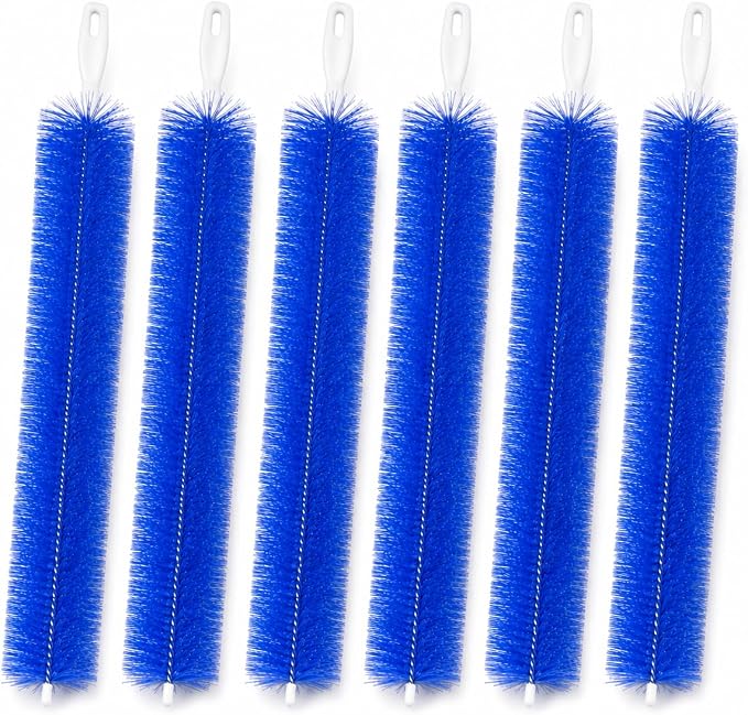 6 Pack Fan Cleaning Brush, Bendable Blinds Cleaner Tool for Vents | 6 reusable fan cleaning brushes with flexible bristles for fans, blinds, vents, screens, tracks and narrow gaps.
