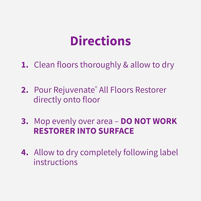 Rejuvenate All Floors Restorer, Fills Scratches, Shines & Protects, 2 Pack | 1-Coat Application Fills Scratches, Shines & Protects, Safe on Sealed Hardwood, Laminate, Vinyl, & Tile, Safe For Pets & Kids