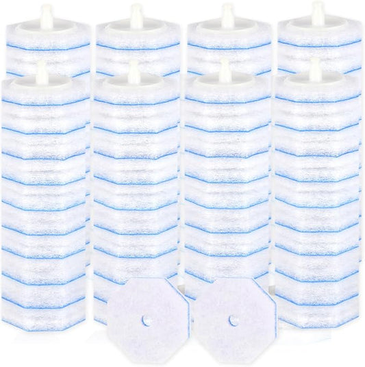 80 Count Replacement Toilet Brush Refills Compatible with Clorox, Effective Toilet Bowl Stain Removal, Durable Brush Heads Avoid Falling Apart