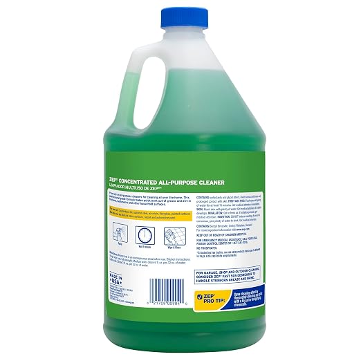 Zep All-Purpose Cleaner and Degreaser - 1 Gallon (1 Unit) ZU0567128 - Heavy Duty Industrial Cleaner for Business and Household Used in Kitchen, Countertops, Appliances, Walls and Floor Surfaces
