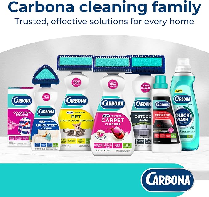 Carbona Oven Rack & Grill Cleaner Kit, Includes Bag & Gloves, Eliminates Thick Grease, Grime & Baked-On Food, Unscented Formula, No Scrubbing Required