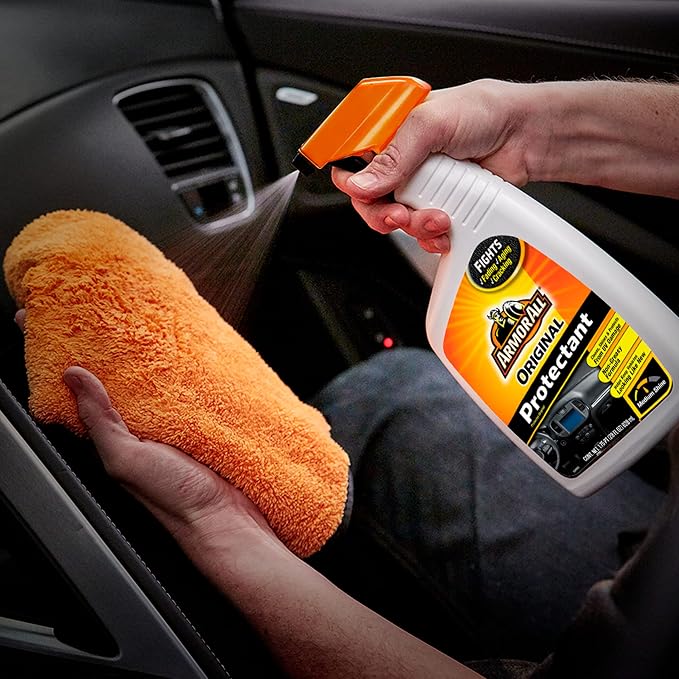 Armor All Interior Car Cleaner Spray Bottle, Protectant Cleaning for Cars, Truck, Motorcycle, 28 Fl Oz, Pack of 6, 10228-6PK