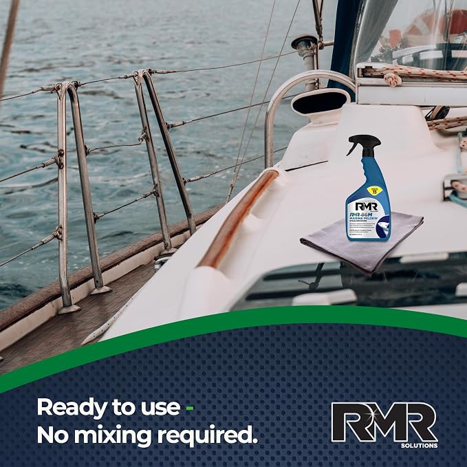 RMR-86M Marine Stain Remover, Professional-Strength Mold & Mildew Stain Eliminating Cleaning Spray For Boats & Marine Surfaces, 1 Gallon