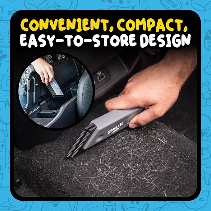 Chemical Guys, Grubbie Edge Reusable Pet Hair & Lint Removal Tool for Cars