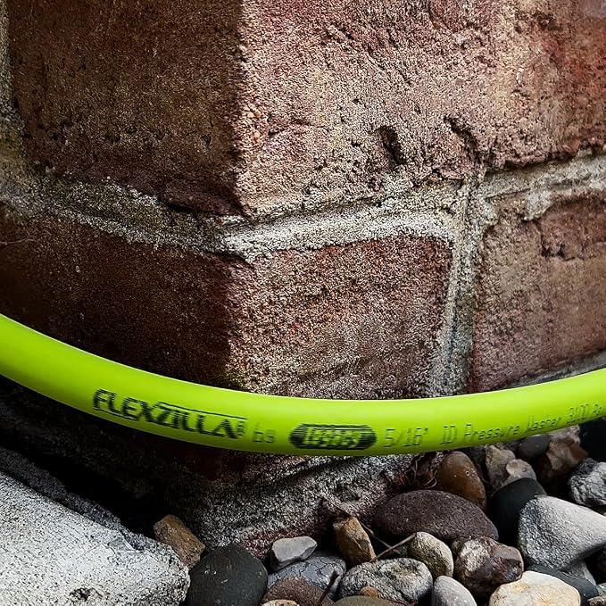 Flexzilla Pressure Washer Replacement Hose, 5/16 in. x 25 ft., 4000 PSI, M22 Fittings, No-Kink, Lightweight, ZillaGreen