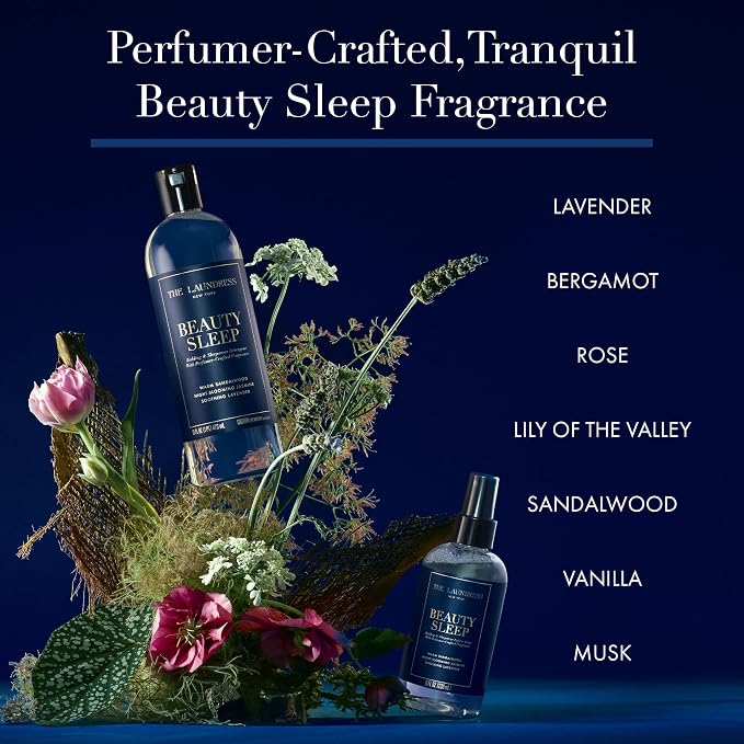 The Laundress Beauty Sleep Fabric-Spray, Wrinkle Release & Pillow Spray, Fabric Refresher, Upholstery and Linen, Tranquil Comforting Inspired Scent, 8 Fl Oz, (Pack of 2)