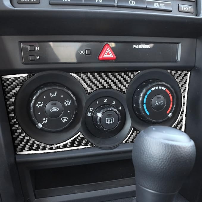 Real Carbon Fiber Trim for Subaru Accessories | for Scion FR-S/Toyota 86 2016 2017 2018 2019 2020 Storage Box Glove Box Frame Interior Thick Overlay Decal