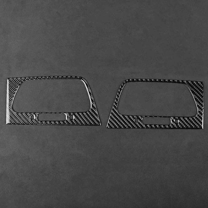 Real Carbon Fiber Trim for Honda CRV Accessories | for CR-V 2012 2013 2014 2015 2016 Dashboard Side Air Outlet Vent Cover Sticker Interior Thick Overlay Decal