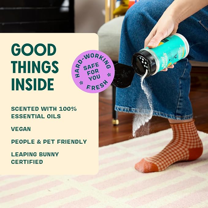 Aunt Fannie's Carpet Refresher Deodorizer, Lavender, 16 oz, Pack of 1 | Neutralizes Dog and Cat Odors, Freshens High-Traffic Areas, Safe for Rugs Carpets & Upholstery, Natural Ingredients