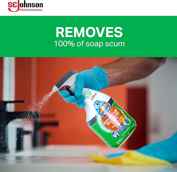SC Johnson Professional Scrubbing Bubbles Disinfectant Restroom Cleaner, 32oz / Case Qty 8