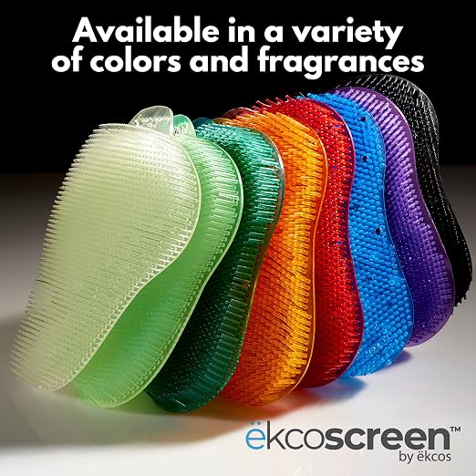 Diversey Ekcos EKS-1P-12 ekcoscreen 60 Day Premium Anti-Splash Urinal Screen, Deodorizer for Cleaner Restrooms, Berry Scent, Purple, 12-Screens