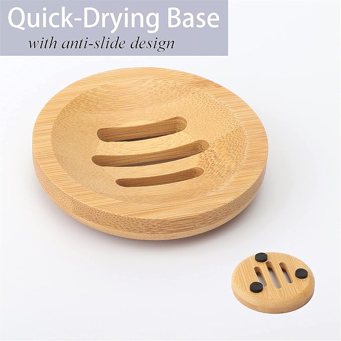 Bamboo Dish Scrub Brush, Kitchen Dish Scrubber Brush Set for Cleaning Dishes,Sink, Cast Iron Pan/Pot