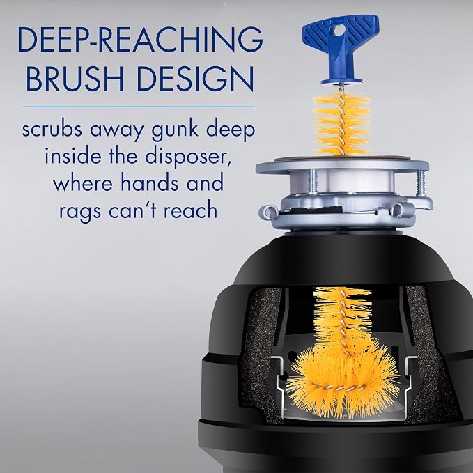 Mr. Scrappy Garbage Disposal Brush and Disposer Care Kit