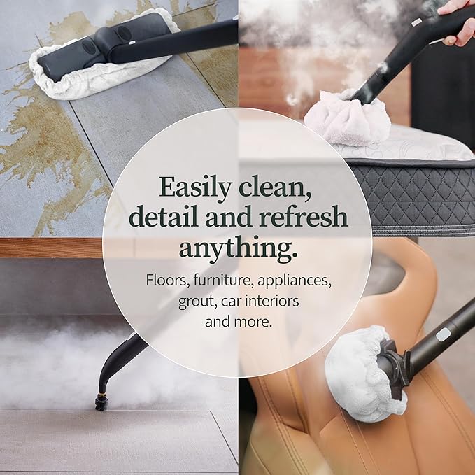 Dupray Neat Steam Cleaner for Home - Ultimate Pack | Powerful Multipurpose Steamer | Chemical-free cleaning for floor, car, wall, grout & kitchen | Steam mop | 40 Accessories