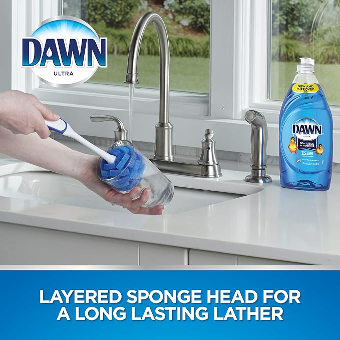 Dawn Ultra Puff Glassware and Dish Cleaning Brush (Pack of 2)