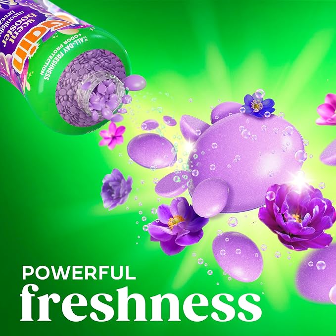 Gain In-Wash Laundry Scent Booster Beads Long-Lasting Fresh Scent Beads All Day Freshness and Odor Protection, Moonlight Breeze Scent, 12.2 oz (Packaging May Vary)