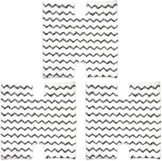 3 Pack Steam Mop Replacement Pads for Shark Genius S5003D S3973D | for Shark Lift-Away Pro Steam Mop S3973 S3973WM S5001 S5002Q S5003A S5004 S5004QW S6001WM S6002 S6003D P184WQ Steamer Pads