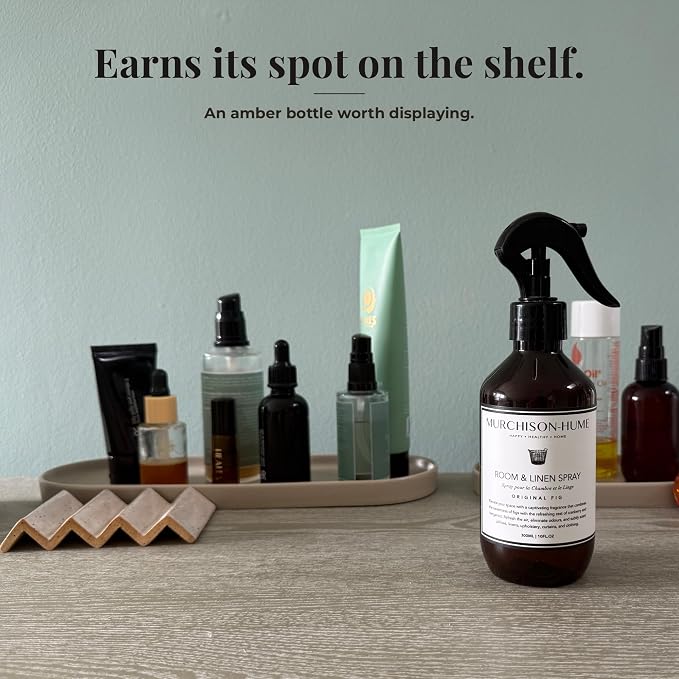 Murchison-Hume Room & Linen Spray – Original Fig, 10 oz | Non-Toxic, Pet-Friendly, Eco-Friendly Luxury Home Fragrance | Elegant Scent for Bedding, Upholstery & Interiors