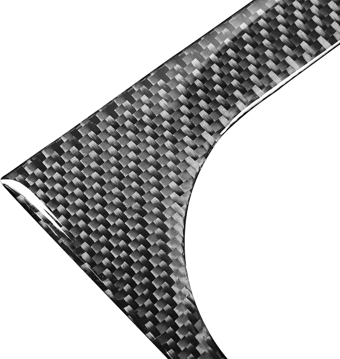 Real Carbon Fiber Trim for Audi Accessories | for B9 A4 S4 A5 S5 2020-2025 / RS5 2021-2025 Center Console Gear Shift Panel Frame Interior Thick Overlay Decal - A