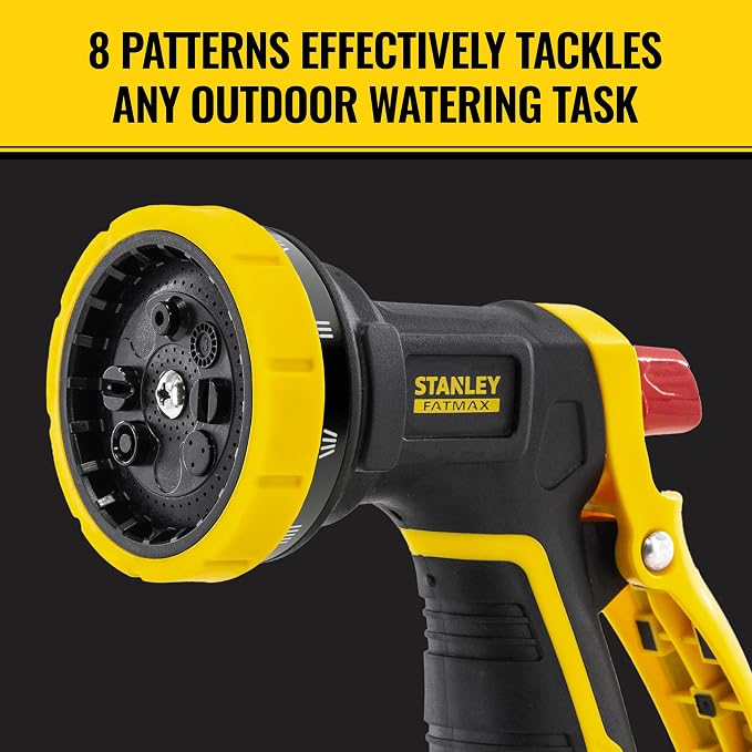 Stanley BDS7496 Fatmax 8-Pattern Heavy Duty Hose Nozzle