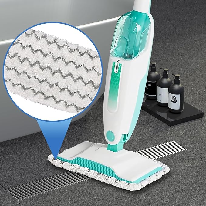 16 Pack Steam Mop Replacement Pads, Microfiber Floor Cleaning Pads Compatible with Shark S1000 Series Steam Mops, Reusable Washable Mop Refills for Hardwood and Tile Floors