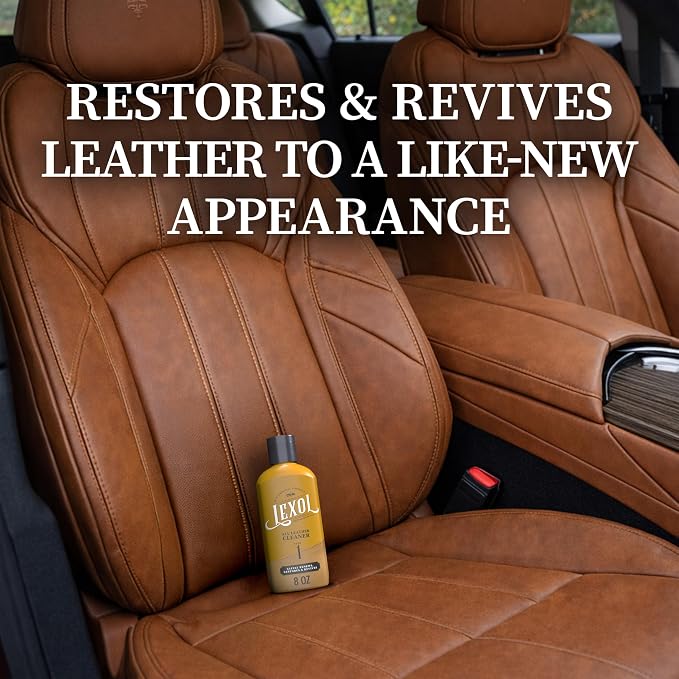 Lexol All Leather Cleaner 16.9 oz – Deep Cleaning formula for car interior, couches, furniture, shoes, boots, purses, jackets, gloves, saddles and motorcycle gear