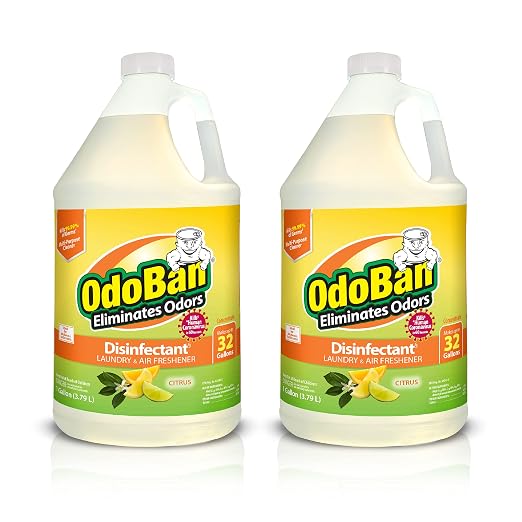 OdoBan Disinfectant Concentrate and Odor Eliminator, 2 Gallons, Citrus Scent