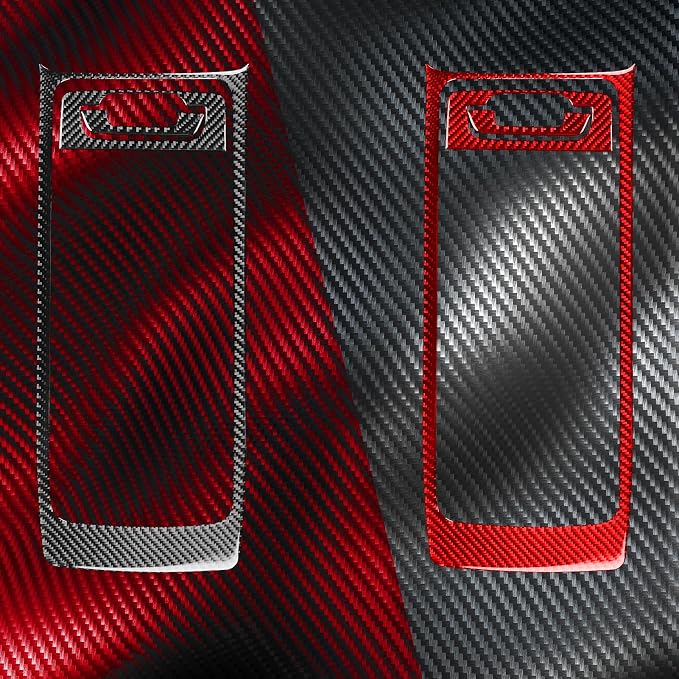 Real Carbon Fiber Trim for Honda CRV Accessories | for CR-V 2012 2013 2014 2015 2016 Center Control Armrest Box Panel Frame Sticker Interior Thick Overlay Decal