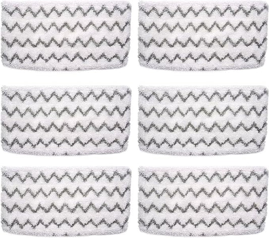 6 Pack S1000 S2001 Steam Mop Replacement Pads for Shark S1000 S1000A S1000C S1000WM S10001C S1200 & S2001 SteamSpot Steam Mop
