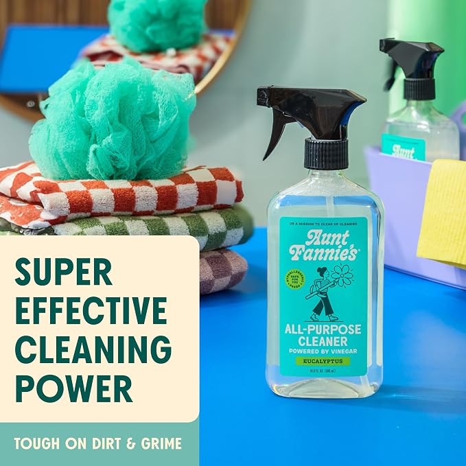 Aunt Fannie's All Purpose Cleaner Bundle, Eucalyptus, Spray + Refill, 2 Pieces