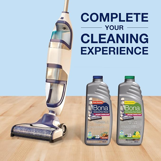 Bona® Hardwood Floor Cleaner - Hard-Floor Cleaning Machine Formulation - 32 fl oz - Cedar Wood