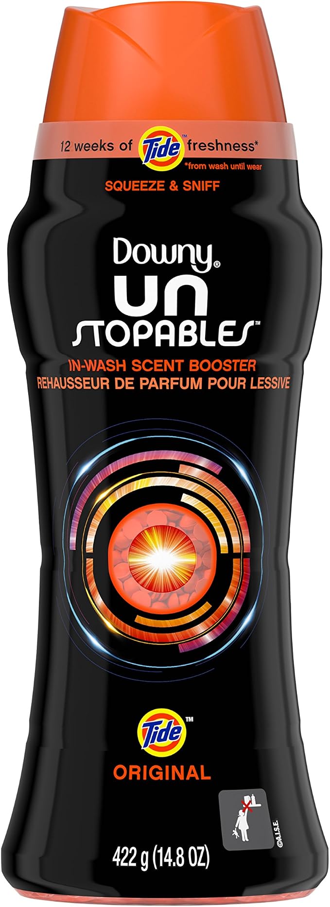 Downy Unstopables In-Wash Scent Booster Beads with Tide Original Scent, 14.8 oz