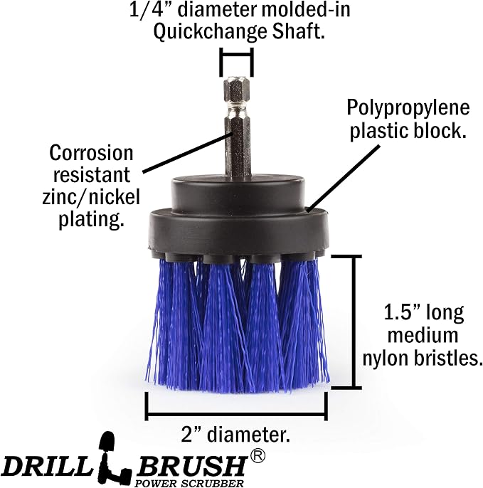 Boat Brush Scrubbing Accessories - Aquatic Cleaning Supplies - Boat Hull Cleaning Brush Set - Barnacle Remover - Boat Deck Brush - Tank Cleaning Tool Set - Fish Tank Scrubbing Brush - Boat Brush Set