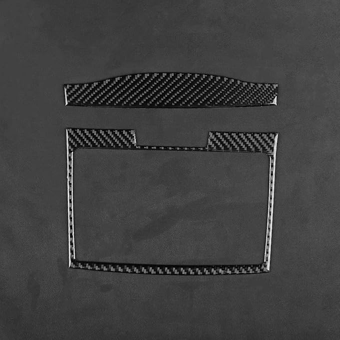 Real Carbon Fiber Trim for Honda CRV Accessories | for CR-V 2012 2013 2014 2015 2016 Central Console CD Player Panel Sticker Interior Thick Overlay Decal - B