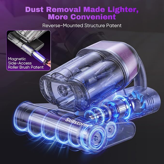 Mattress Vacuum 16KPA Mattress Cleaner uv Sanitizing Corded Dual LEDDisplay