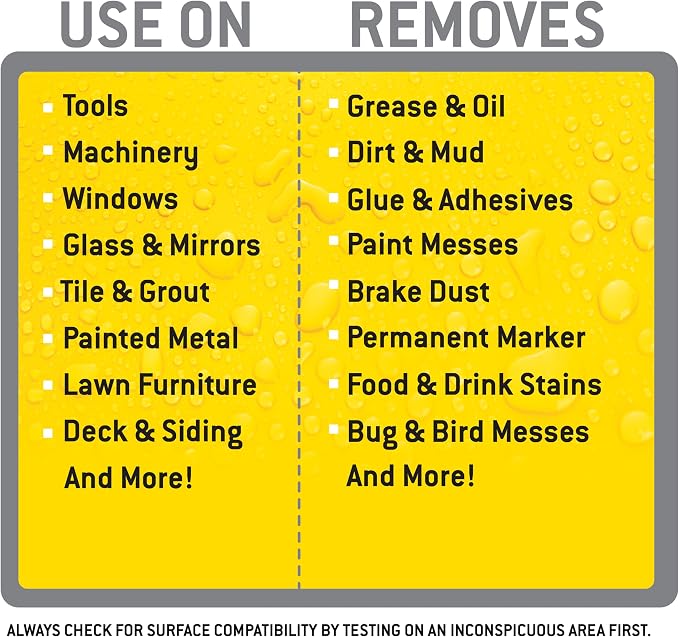 Tub O' Towels Heavy Duty Cleaner and Degreaser Spray Helps in Removing Oil Tar Paint Dirt Caulk Grease Grime Gunk Epoxies, Industrial Strength, Home & Auto, Made In USA, Citrus Scent, 24oz, 12-Pack