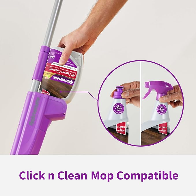 Rejuvenate All Floors Cleaner, 32 Ounces, Breaks Down Dirt and Grime, Cleans and Protects Floors Throughout Your Home, Including Sealed Hardwood, Tile, Vinyl, Laminate and More | Breaks Down Dirt & Grime, Use on Sealed Hardwood Laminate & More, Use wit...