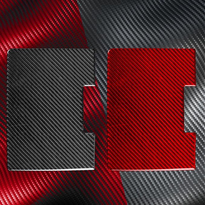 Fit for Cadillac Escalade ESV 2007-2014 / EXT Hybrid 2009-2013 | Real Carbon Fiber | Accessories | Trim Rear Cup Holder Panel | Stickers | Thick Overlay | Anti-scratch