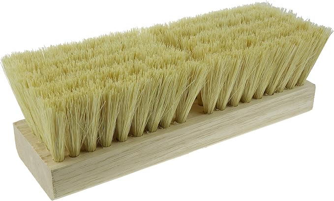 Weiler 44028 Deck Scrub Brush, White Tampico Fill, 10