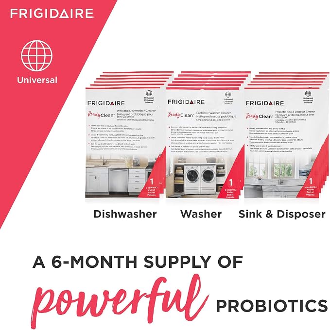 Frigidaire 10FFHOME01 Ready Clean Probiotic Appliance Care Bundle