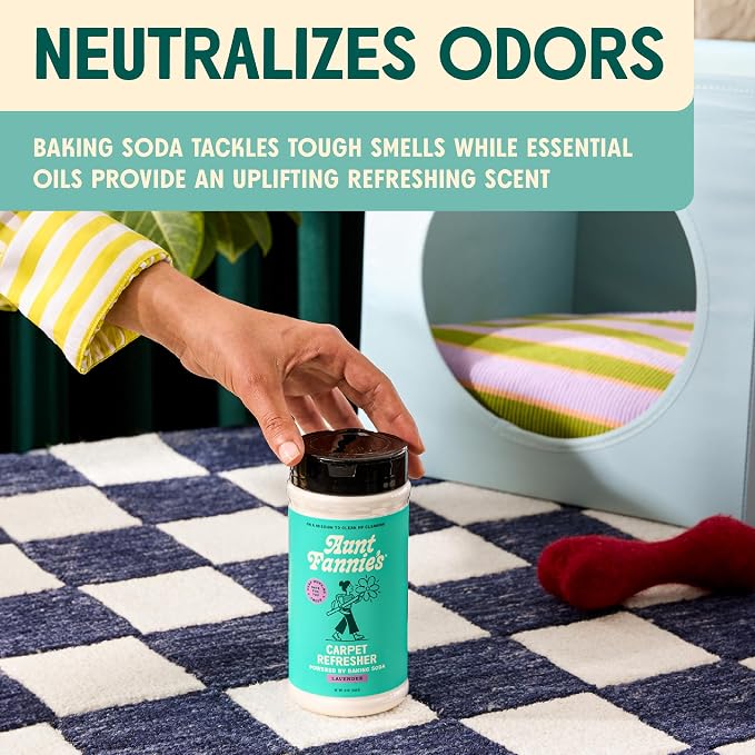 Aunt Fannie's Carpet Bundle, Includes One 16 oz Carpet Refresher Shaker and Three Refills, Lavender Scent, Pack of 4